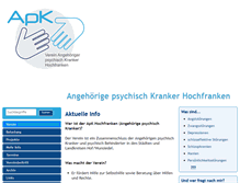 Tablet Screenshot of apk-hochfranken.de